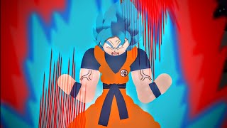 Remaking old animations 7  Goku SSB Kaioken X20 [upl. by Rochelle487]