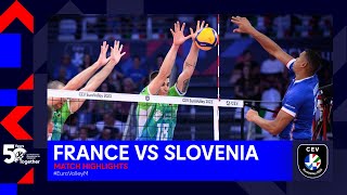 France vs Slovenia I Match Highlights Bronze Medal I CEV EuroVolley 2023 Men [upl. by Ailero]