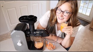 WHALL Slow Juicer Review  Cold Press Juicer Machines Vegetable and Fruit Juicers with Quiet Motor [upl. by Mairim]