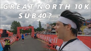 GREAT NORTH 10K 2024  RACE VLOG  10K PB Attempt [upl. by Randa]