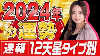 発 表【星ひとみ】2024年の運勢！天星術占い 天星術12タイプ別 星ひとみ [upl. by Tuinenga621]