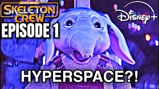 SKELETON CREW Episode 1 BEST SCENES  Disney Star Wars Series [upl. by Htiduj751]