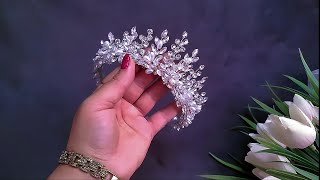 Do you want to earn 1000 dollars a week Try this DIY wedding crown💰🤑💰🤑 [upl. by Sema506]