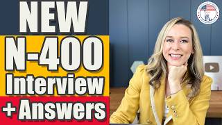 NEW N400 Interview  N400 Naturalization Interview  US Citizenship Interview with Answers [upl. by Selym]