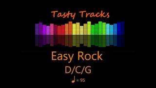 Easy Rock DCG Guitar Backing Track  Jam Track  Play Along G major [upl. by Corder]