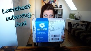 Lootchest unboxing Juni 2016  Nerdkram für klein Tinkerleo [upl. by Darum]