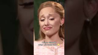 Ariana gets emotional about loving Cynthia ArianaGrande Arianators CynthiaErivo Wicked [upl. by Aerdied701]