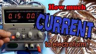 How to Set Up Your Power Supply and Calculate the right Current for Electroforming [upl. by Dorrie]