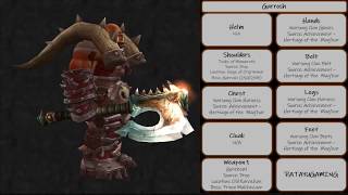 Garrosh Hellscream Transmog [upl. by Jewett]