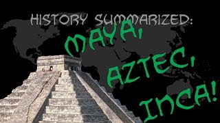 History Summarized The Maya Aztec and Inca [upl. by Hayyifas752]