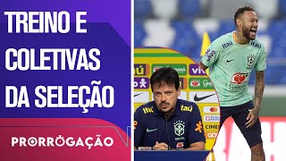 COLETIVA DA SELEÇÃO BRASILEIRA COM FERNANDO DINIZ AO VIVO  PRORROGAÇÃO [upl. by Trahurn]