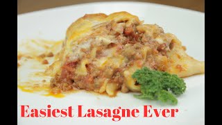 Beef Lasagna Recipe Beginner StepbyStep Lasagna Recipe Simple and Easy [upl. by Osber161]