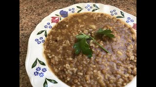 Como hacer lentejas con arroz paso a paso [upl. by Ahsimrac]