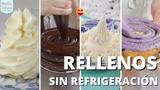 😎4 Rellenos que NO Necesitan REFRIGERACIÓN Mis favoritos Natalia Salazar [upl. by Yasnil]