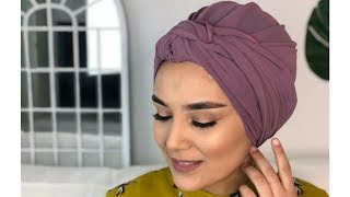 Easiest Turban Tutorial I Summer Turban I Blackorchids [upl. by Anyk]