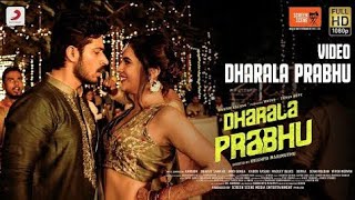 DHARALA PRABHU TITLE TRACK SONG I LYRICAL VIDEO I DHARALA PRABHU I HARISH KALYAN I TANYA HOPE [upl. by Nosnevets]