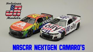 Completed  24 Axalta 48 Ally NASCAR Nexgen Camaro  Salvinos JR Models [upl. by Rainger]