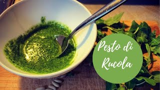 Pesto di Rucola  Ricetta Facile Veloce Leggera e Dietetica [upl. by Joelynn]