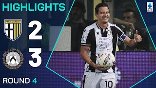 PARMAUDINESE 23  HIGHLIGHTS  Thauvin’s double sends Udinese top of the table  Serie A 202425 [upl. by Frissell]