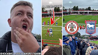 ACCRINGTON STANLEY VS IPSWICH TOWN  21  PLAYERS SCRAP ANGRY TOWN FANS amp SHOCKING AWAY LOSS [upl. by Jenei622]