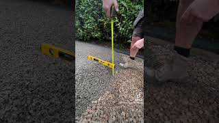 A quick video showing you some depths of permeable concrete on our resinbound that we install [upl. by Yssim]