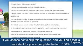 Where to find the USCIS account number [upl. by Bueschel]