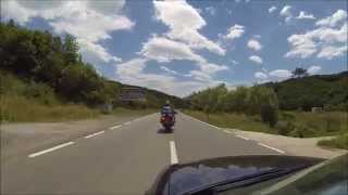 BMW K1200LT on Montenegro roads 2013 [upl. by Nylednarb412]