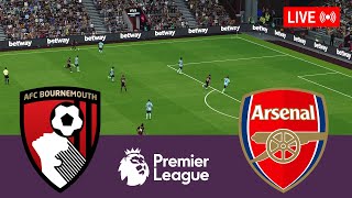 Bournemouth vs Arsenal LIVE Premier League 20242025 Full Match  Simulation Video Games [upl. by Notniv997]