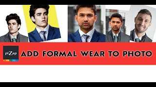 piZaps Quick Photo Editing TutorialAdd Formal Wear to Photo [upl. by Kraska]