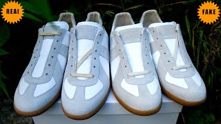 Authentic vs Replica Margiela Replica Sneaker 22 GAT  How To Spot A Fake [upl. by Riffle660]