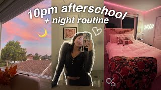 10pm FALL afterschool amp night routine  senior in high school [upl. by O'Donoghue]