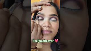 Cut crease eye makeup parismakeover 💖makeuptutorial makeup eyemakeup music treanding [upl. by Gottwald24]