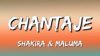 Shakira  Chantaje ft Maluma Letra\Lyrics [upl. by Nylsoj401]