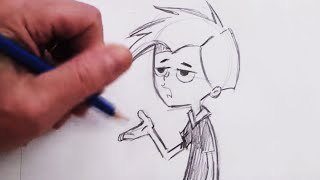 How To Draw Funny Cartoon Posture Step by Step [upl. by Geminian454]