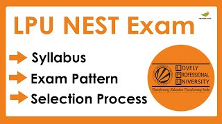 LPU NEST Syllabus 2023  Exam Pattern for LPU NEST 2023 [upl. by Elsi297]