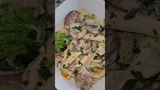 smoked sausage cajun pasta food fyp limbdifference [upl. by Bartholomeo]