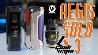 GeekVape Aegis Solo 3 Kit w Touch Lock [upl. by Aiam]