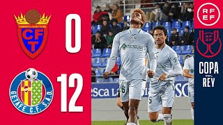 Resumen  Copa del Rey  AD Tardienta 012 Getafe CF  Primera Eliminatoria [upl. by Ruffo]