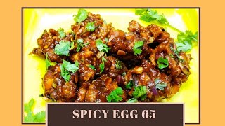 EGG 65 RECIPETASTY AND SPICY EGG 65 [upl. by Sherborne]