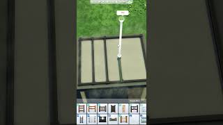 DIY Canopy  NO CC reel sims4 reels thesims4 sims4build ts4 sims4nocc [upl. by Slack869]