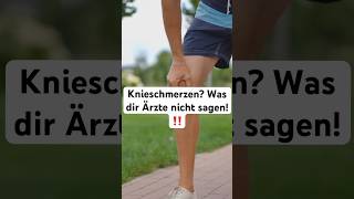 Knieschmerzen und falsche Diagnosen Was dir Ärzte nicht sagen 🤔 knieschmerzen knie [upl. by Hilary658]