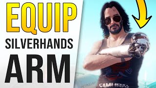 DONT MISS THIS  Cyberpunk 2077 Equip Johnny Silverhands ARM Legendary Cybernetic Clothes Location [upl. by Ellenod]