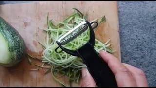 Comment faire des spaghettis de courgette [upl. by Ayikahs]