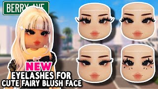 EYELASHES THAT FIT POPULAR FACE CUTE FAIRY BLUSH IN BERRY AVENUE 🔥😍 [upl. by Nylekoorb272]