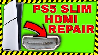 PS5 SLIM HDMI PORT REPAIR  Testing new Puhui T8280 Preheater [upl. by Cristi627]