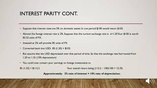 Lecture 2 Theories of the exchange rate [upl. by Clyte]