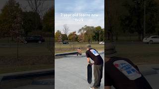 Toddler skatepark practice bmx skateboarding fypシ゚viral toddlers practice bmxkids skatedad [upl. by Aiki676]