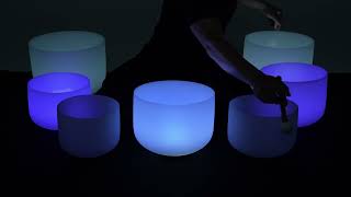 432Hz ASMR Tranquility 4 Hours of Crystal Singing Bowls [upl. by Anatlus823]