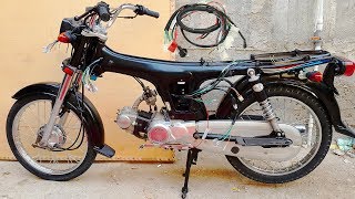 How To Wire a Complete CD70SR70 HiSpeed Motorcycle  Complete CD70 Motorcycle wiring [upl. by Adihaj544]