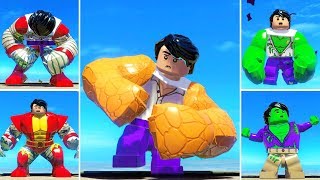 HULK Transformations Animation with Big Fig Characters in Lego Marvel Super Heroes Game [upl. by Judas289]